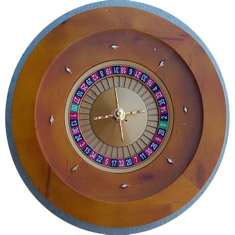 wooden roulette wheel for sale.